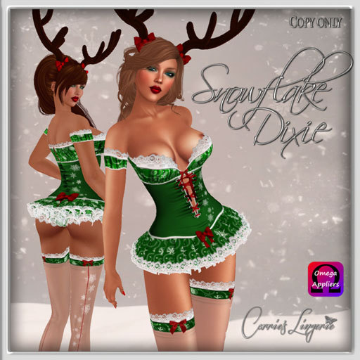 CB~Snowflake Dixie Green