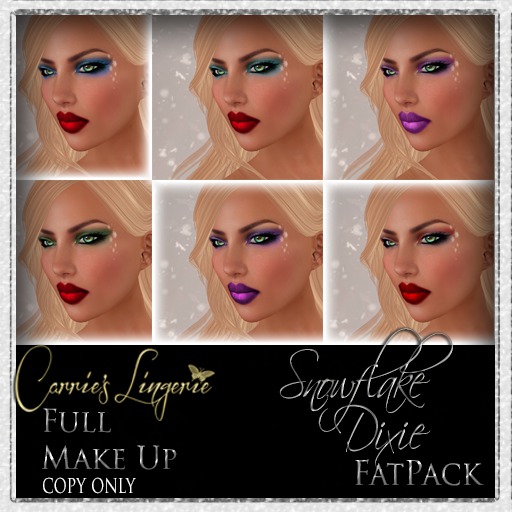 CB~Snowflake Dixie Full Make Up FatPack