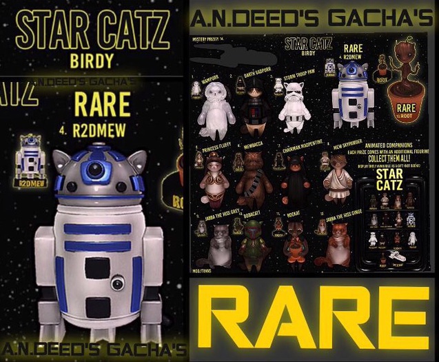 ! RARE Birdy. - Star Catz - R2DMEW [box] ARCADE GACHA