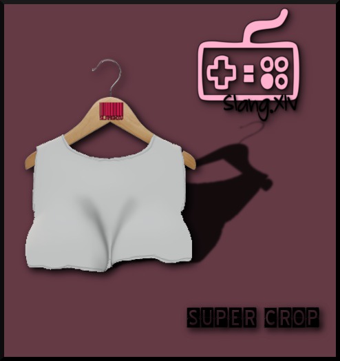 Slang :: Black Super Crop