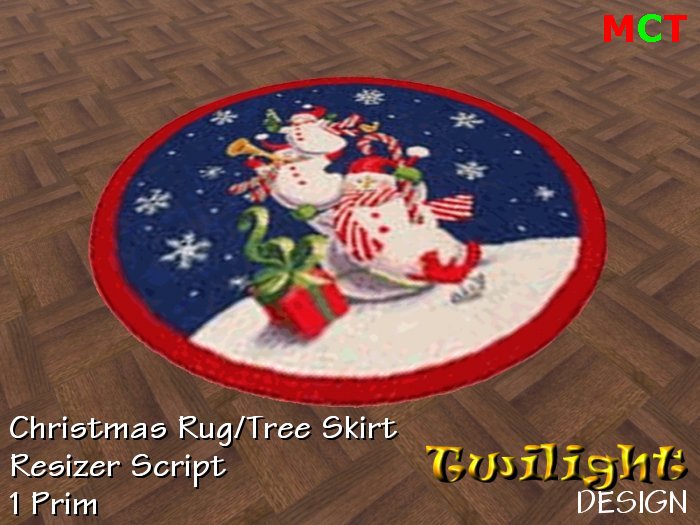 TDC029 - Xmas Rug/Tree Skirt 03