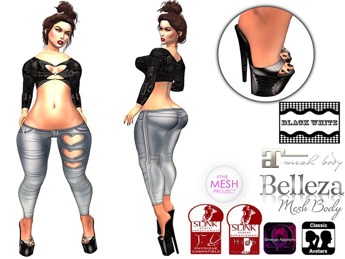 BW - Sweet heart / Black