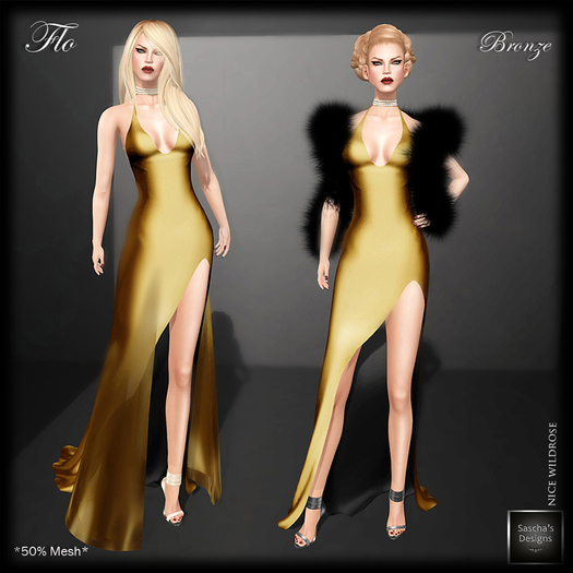 SAS - Flo Bronze Gown (50% Mesh)