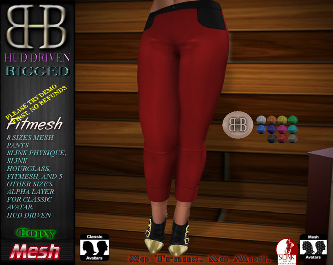 !!BHB!! ABBY PANTS WITH SOLID HUD