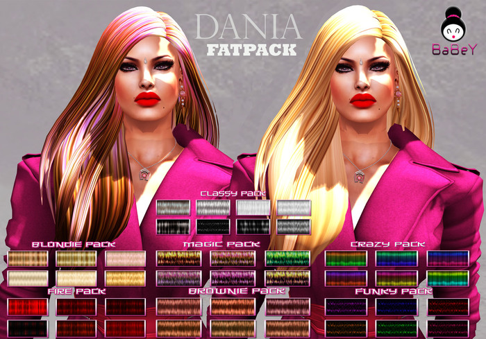 {B} DANIA HAIR - FATPACK - 44 COLOURS