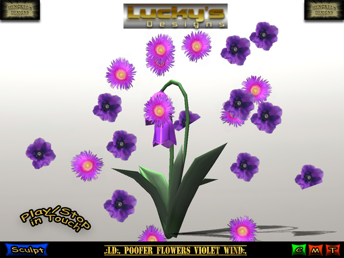 .:LD:. Poofer Flowers Violet Wind:. 