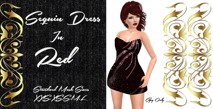 Black Sequin Dress