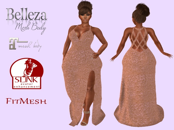 {BeYouTiful} Princess Dress Baby Pink