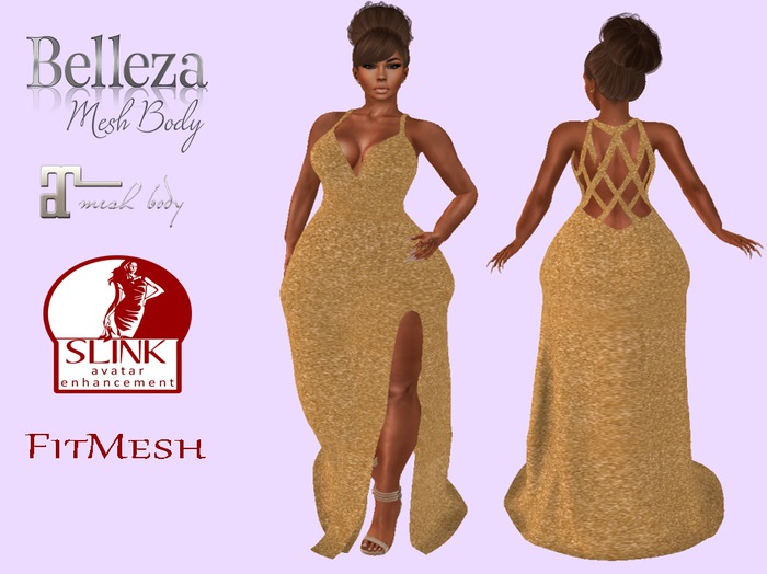 {Be♥You♥Tiful} Princess Dress Golden