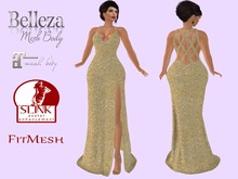 {Be♥You♥Tiful}Princess Dress Gold