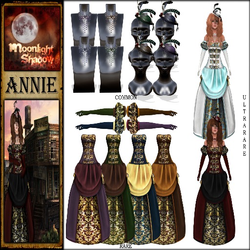 ~ SB Gacha Yardsale ~"Moon_Sha" Annie Dress [S] - Purple - RARE