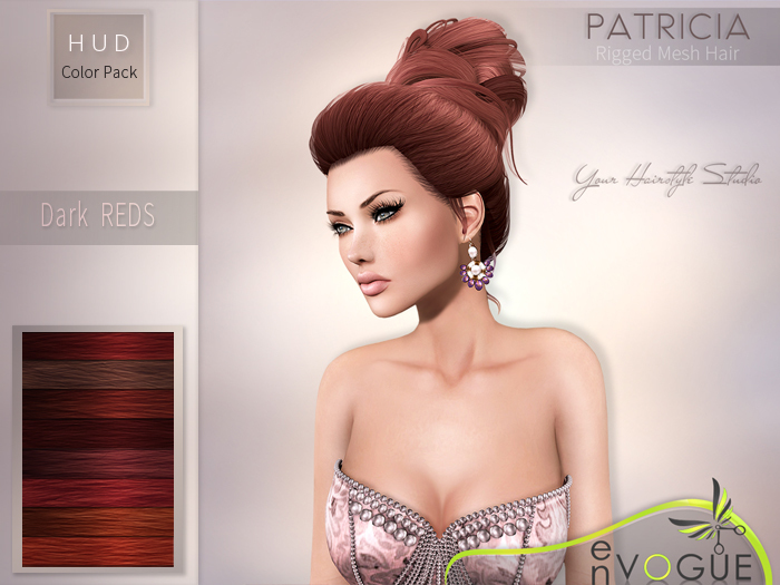 enVOGUE - HAIR Patricia - Dark Reds