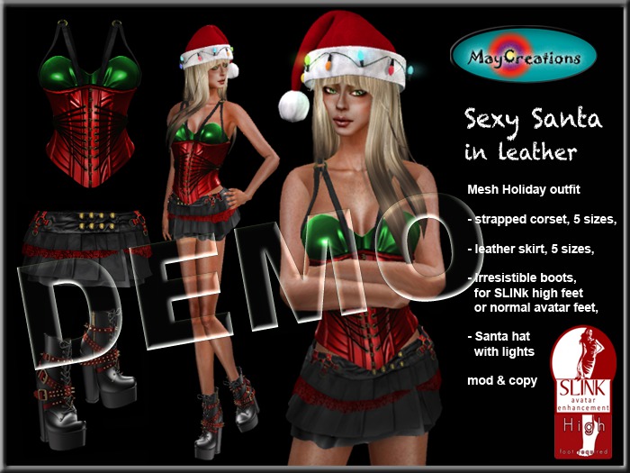 MayCreations sexy santa in leather DEMO
