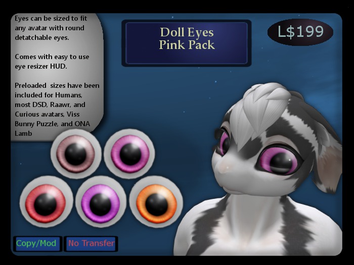 Doll Eyes, Pinks (Boxed)
