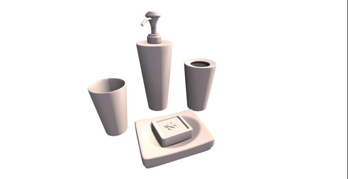 Toiletry Set Mesh Full Perm