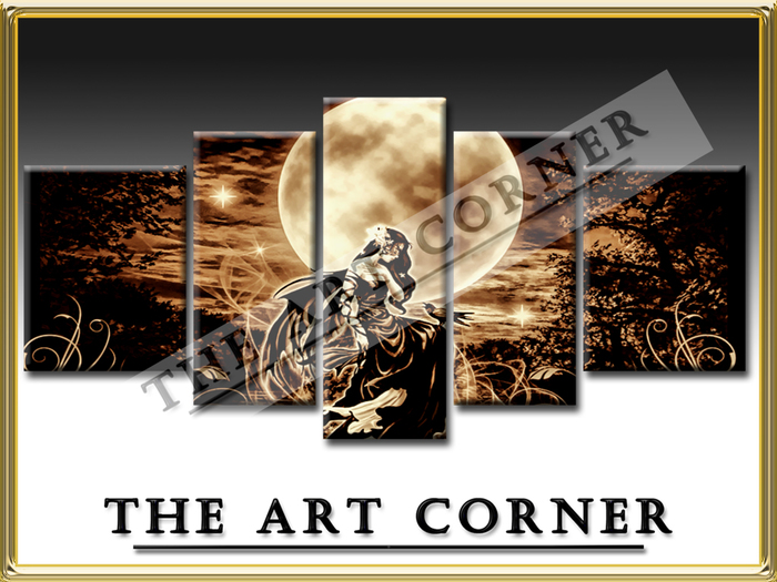 Full Moon Angel - The Art Corner -