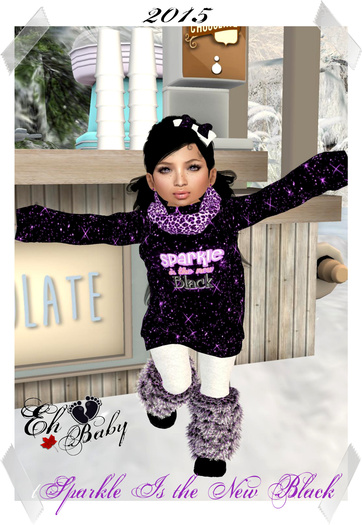 EH Baby ~ Sparkle Is The New Purple Outfit
