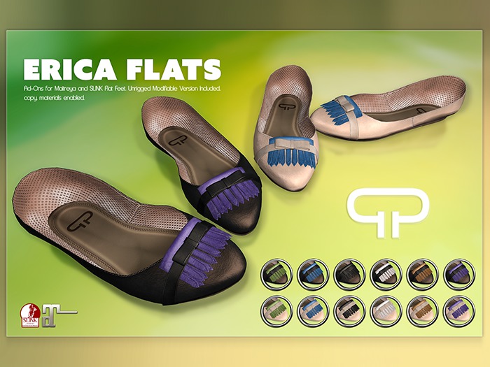 Pure Poison - Lisa Sandals -AdONS for SLINK Flat{wear only}