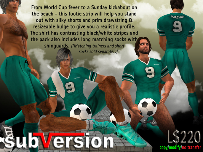 .~subVersion~. FOOTBALL KIT AQUA