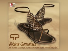 Pure Poison - Akira Sandals - Ad-ons for Maitreya and Slink Flat Feet