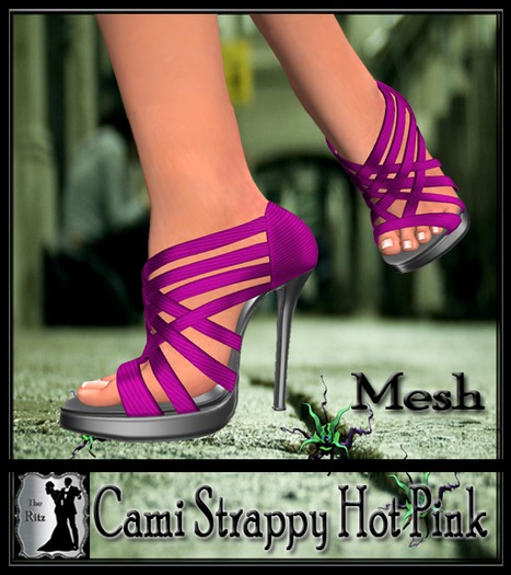 Cami  Strappy Hot Pink