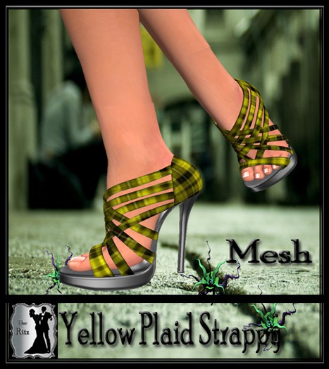 Yellow Plaid Strappy