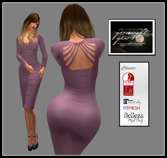 GG-Jessica Mesh Dress-Pink