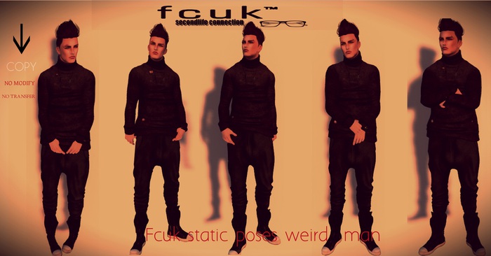 Fcuk static Pose Weird Men