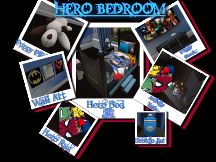 !TEASE! KiDs  Hero Bedroom Set