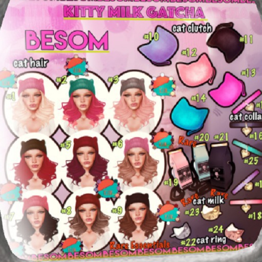 BESOM~ Kitty Collar # 17(Lavender) common