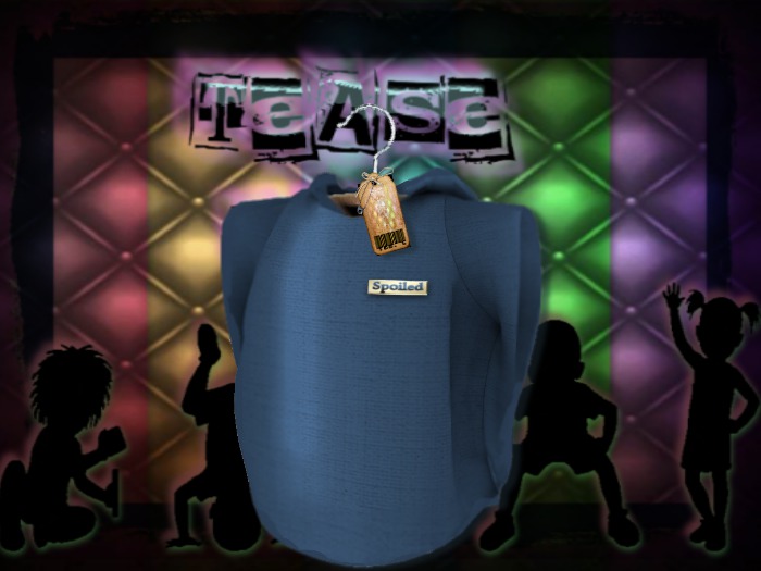 !TEASE! KiDs Spoiled Poncho Black