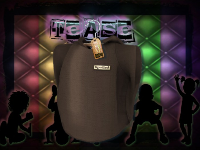 !TEASE! KiDs Spoiled Poncho Black