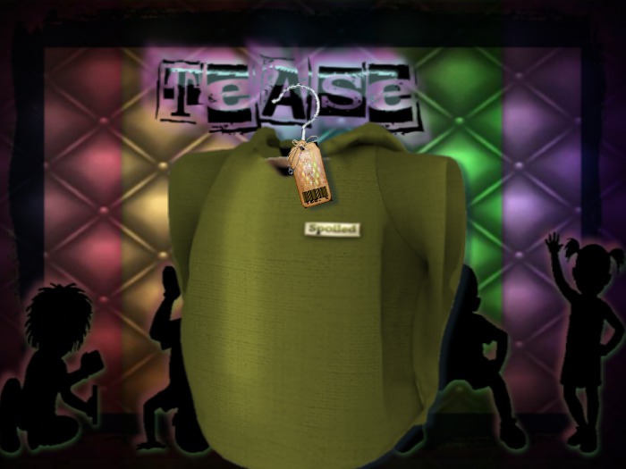 !TEASE! KiDs Spoiled Poncho Black