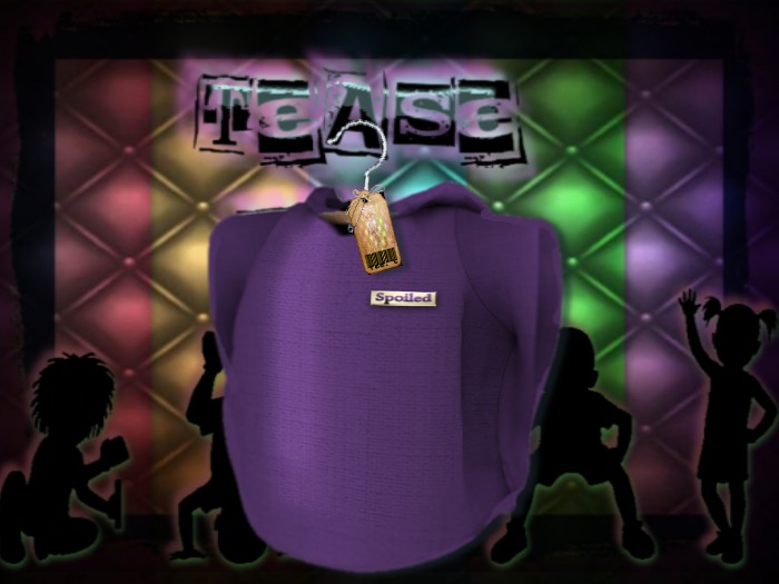 !TEASE! KiDs Spoiled Poncho Black