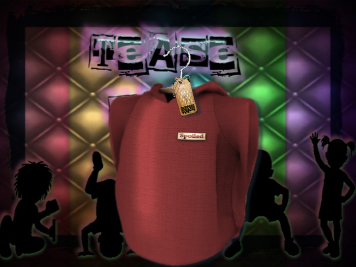 !TEASE! KiDs Spoiled Poncho Black