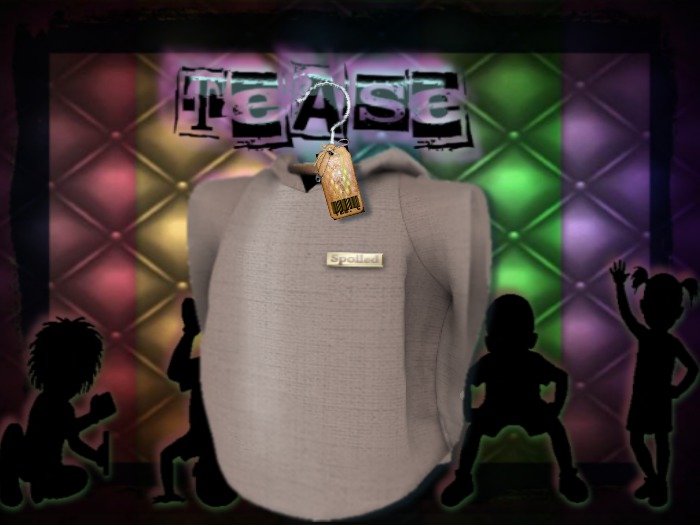 !TEASE! KiDs Spoiled Poncho Black