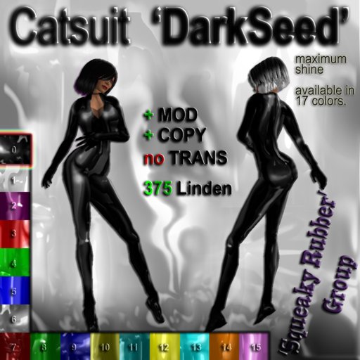 * LGE - BLACK Catsuit DarkSeed *