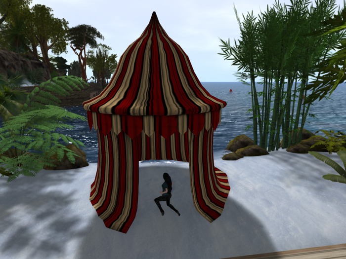 Classic Striped Circus Tent