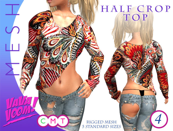 VaVaVOOM ! > HALF CROP TOP - 4