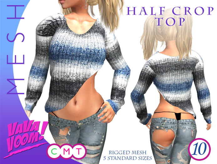 VaVaVOOM ! > HALF CROP TOP - 1
