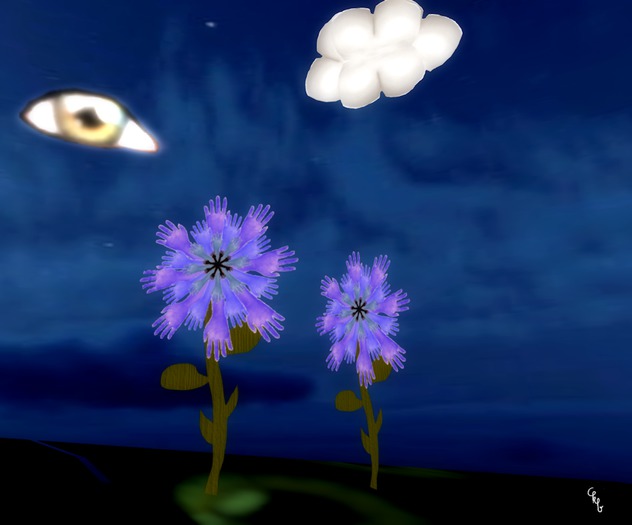 Blue Hands Flower (Body Parts)