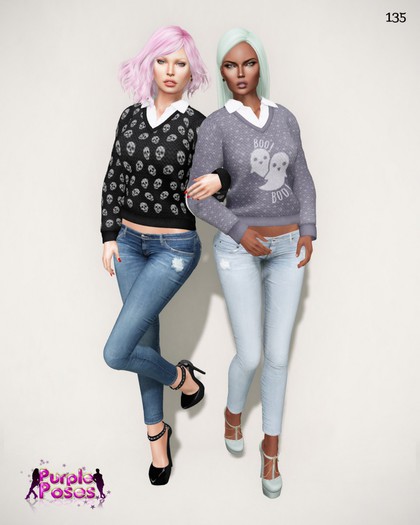 PURPLE POSES - Friends 135