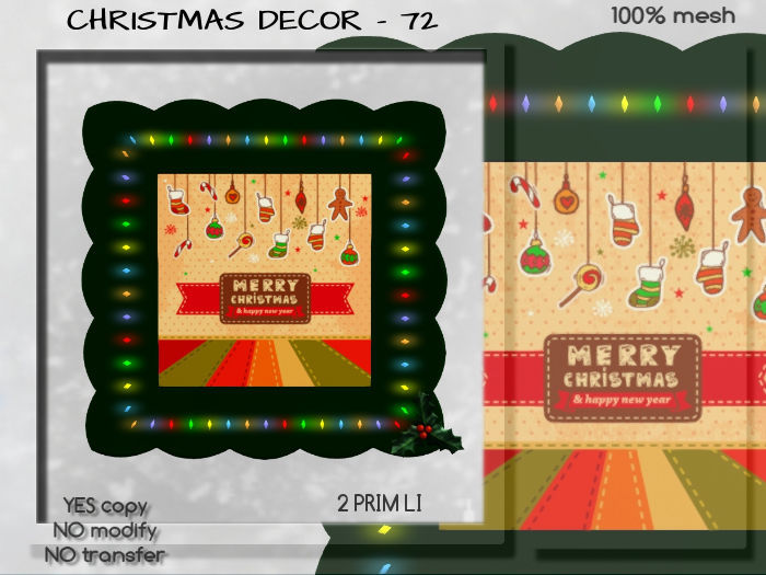 CHRISTMAS DECOR 72