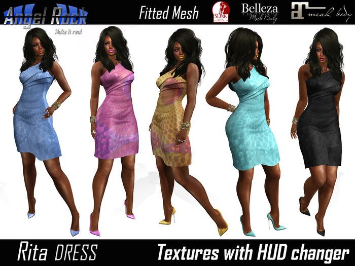 Angel Rock DRESS Afican Asian Blush