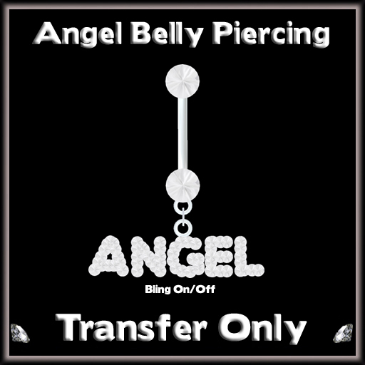 *ICED* Angel Belly Piercing 