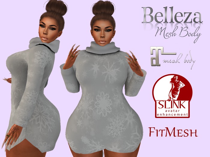 {BeYouTiful} DEMO Snowflake Sweater Dress