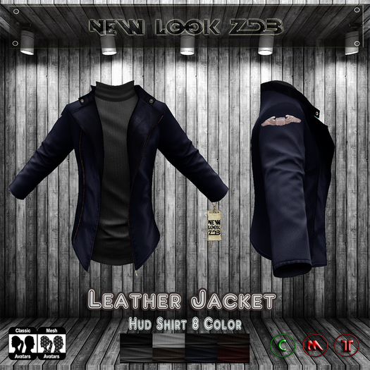 Leather Brocky [ZDB]  Jacket Mens
