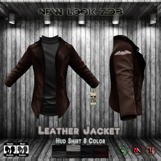 Leather Burt [ZDB]  Jacket Mens