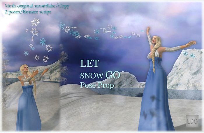 LDG-027 Let Snow Go Pose Props