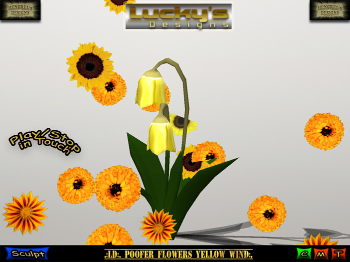 .:LD:. Poofer Flowers Yellow Wind:. 